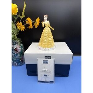 Royal Doulton "Belle" Walt‎ Disney Showcase Collection w/Box and Certificate